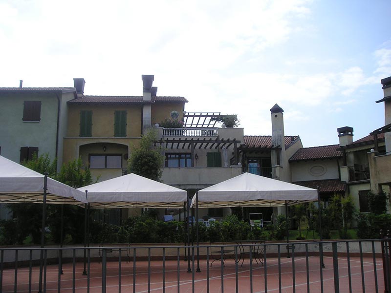 Blick auf den Balkon Wohnung Bella Vista