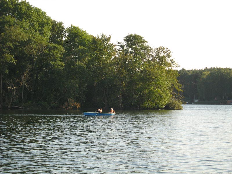 Rudern auf dem See