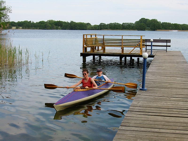 Start zur Paddeltour